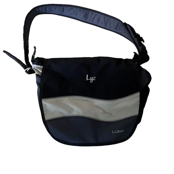 L.L. Bean Other - Vintage LL Bean Messenger Bag Crossbody  Travel Carry On Colorblock Unisex Hike